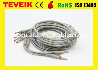 Banana 4.0 M3703C PLPS Bir Peice Serisi EKG Kablosu IEC Standardı