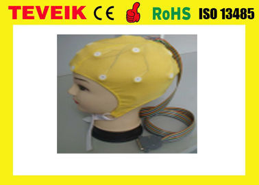 Medical 20 Leads'in Fabrika Fiyatı Kalay Elektrotlu Tıbbi EEG Kapağı, Neuro-feedback EEG Şapkası