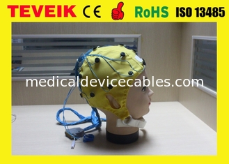 20, 32, 64 ,128 uçlu Kalay elektrotlu Entegre Neurofeedback EEG Kapağı Tıbbi Fabrikası