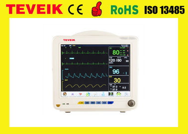Hastane Kullanımı İçin İsteğe Bağlı Çok Parametreli Hasta Monitörü Desteği 12.1 inç Dokunmatik Ekran