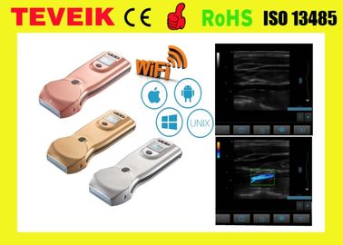 Tıbbi kablosuz renkli doppler ultrason makinesi fiyat taşınabilir bilgisayar ve telefon için kablosuz ultrason tarayıcı