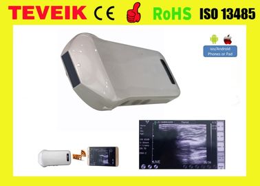 Taşınabilir mini 128 elemanları kablosuz ultrason probu kablosuz lineer prob en iyi fiyat kablosuz ultrason makinesi
