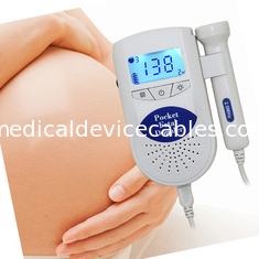 FHR Ekran 2BPM Ultrasonik Fetal Doppler 2.0MHz Taşınabilir Bebek Kalp Monitörü