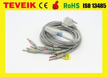 EKG-9130P için Nihon Kohden DB 15PIN EKG kablosu ECG-9620P Cardiofax Q ECG-9110K