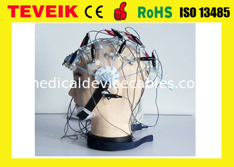 20 Leads Ayıran Neurofeedback'in Fabrika Fiyatı Gümüş Kaplama Bakır Elektrotlu Tıbbi EEG Şapkası