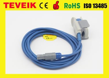MS3-109069 Edan Uyumlu SpO2 Sensörü, Readel 6 pins Audlt Parmak Klip Tıbbi kablo