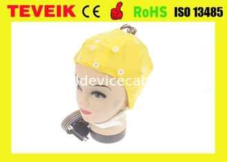 Farklı Sensörlü Yüksek Hassasiyetli EEG Elektrot Kapağı 20 ~ 128 Kanal