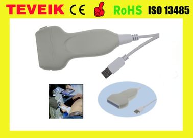 USB Doğrusal Prob Tipi Tıbbi Ultrasonik Dönüştürücü Akıllı Telefon Için USB Konveks Probu