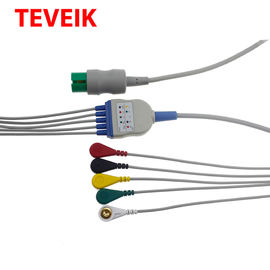 Ultraview IEC 1K Ohm Düğme Yapış Spo2 Uzatma Kablosu
