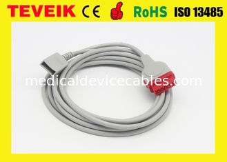 GE Utah IBP Adapter Cable 11 Pins For Invasive Blood Pressure Monitoring Device
